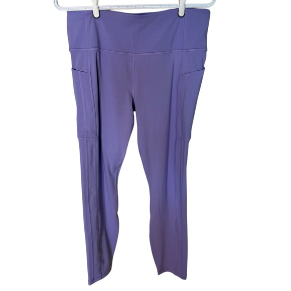 ATHLETA Brand New Ultimate Stash 7/8 Tight Leggings Madeira Purple Pockets - Picture 2 of 13